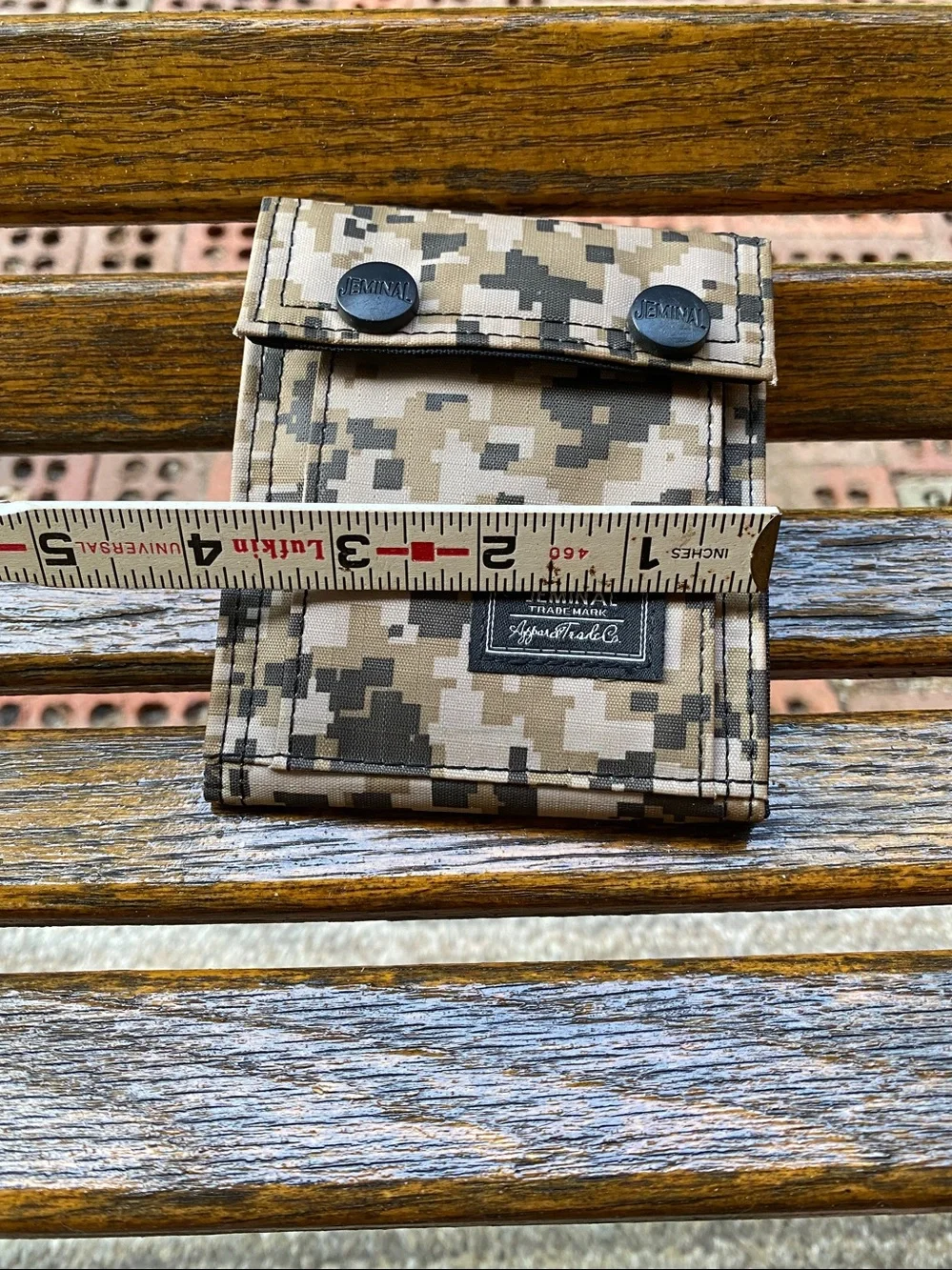 Jeminal tactical Bifold nylon wallet Digital Camo
